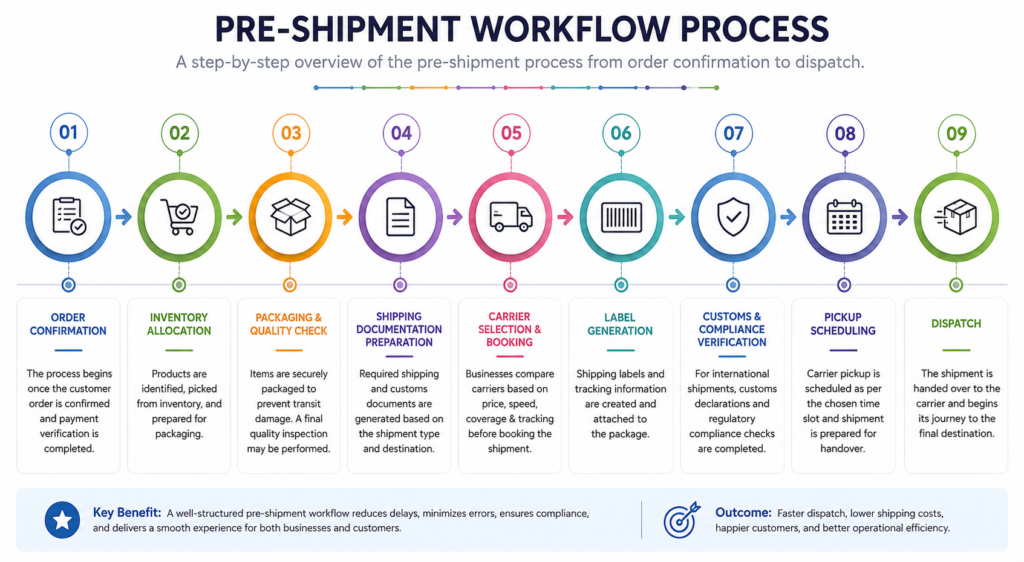 Pre-Shipment Workflow