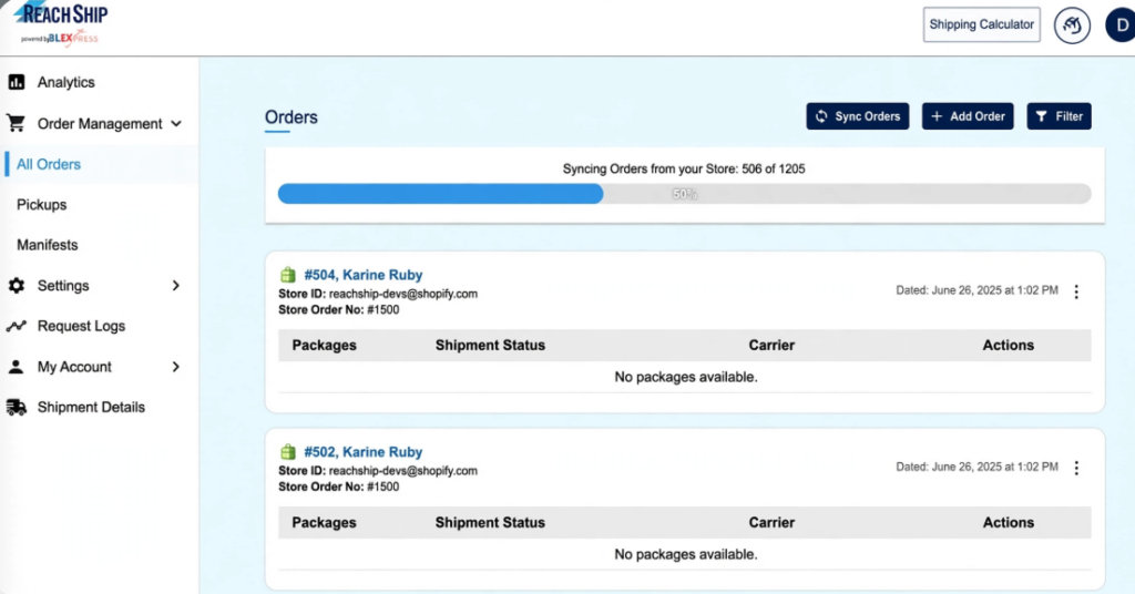 Automate Shipping Tasks