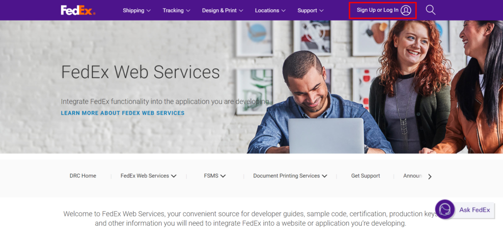 Create a FedEx Account | FedEx Shipping API