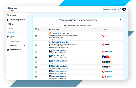 Generate Shipping Manifests for Magento 2 Orders