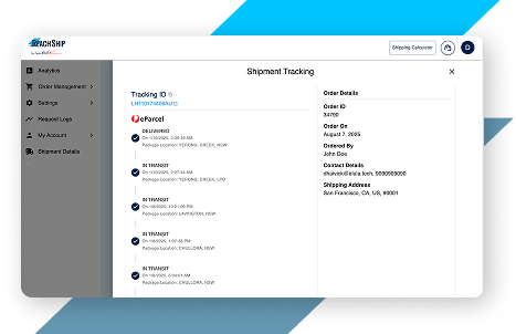 Real-Time Magento Shipping Tracking
