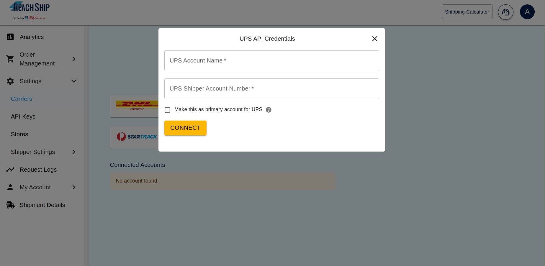 How to Obtain Your UPS Account Credentials? | ReachShip