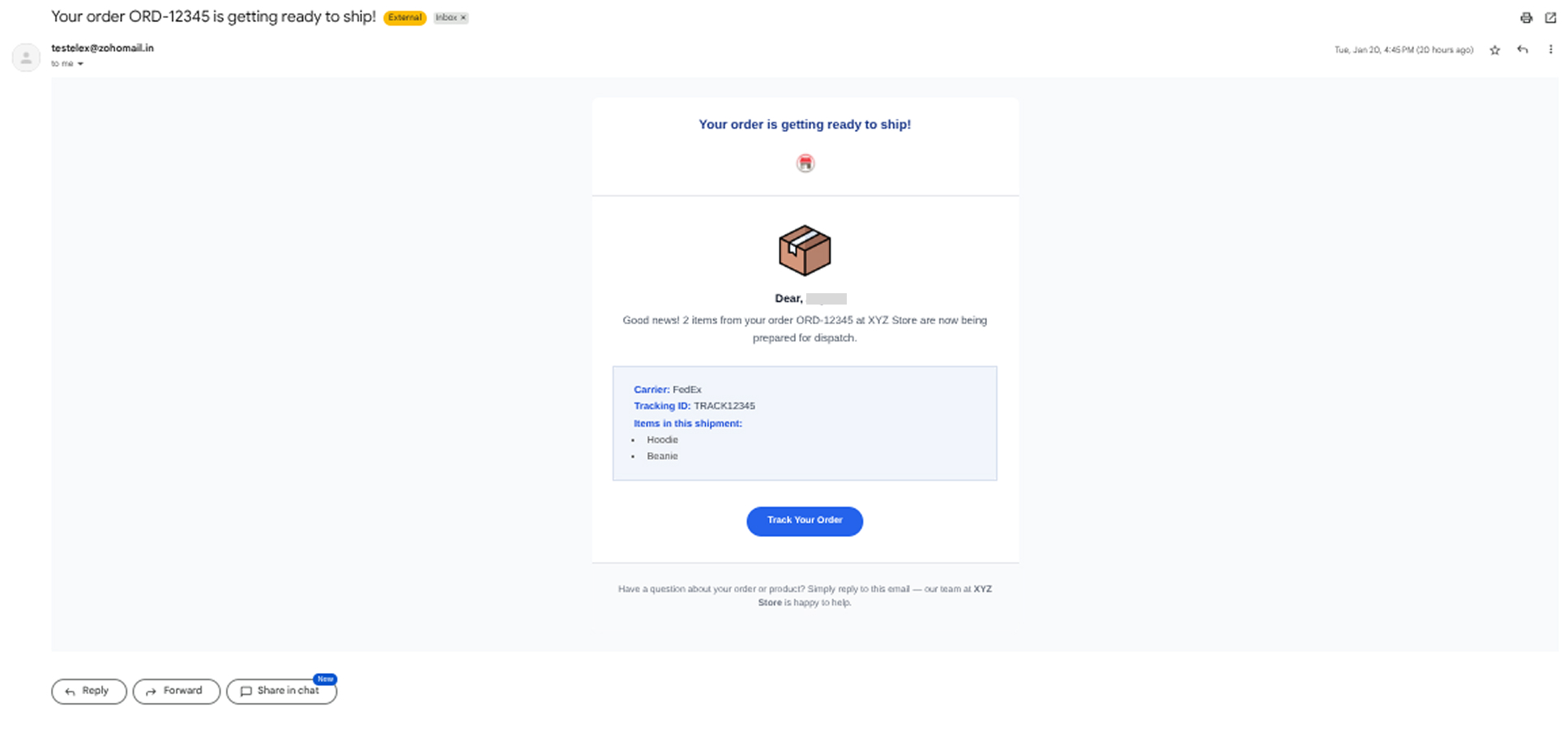 Other SMTP Email | Test Email