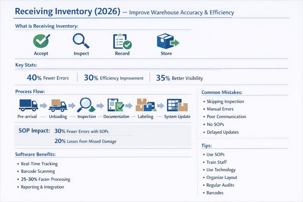 Receiving Inventory process