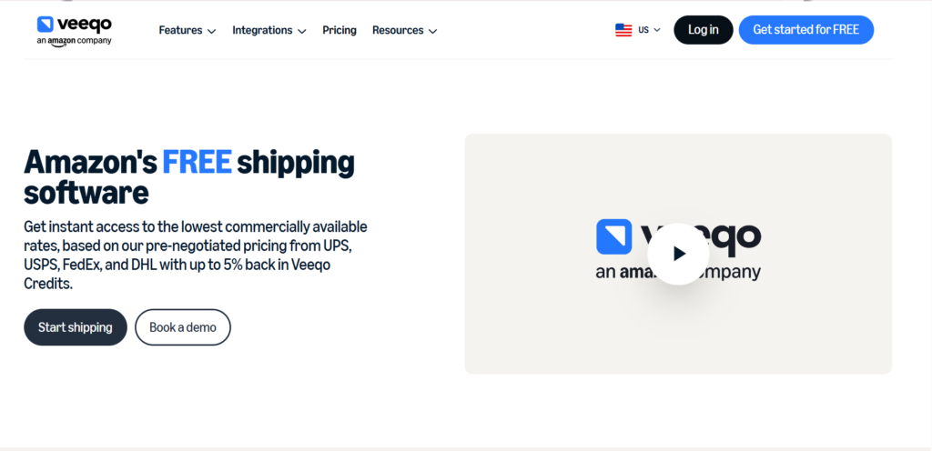 Veeqo inventory and shipping dashboard