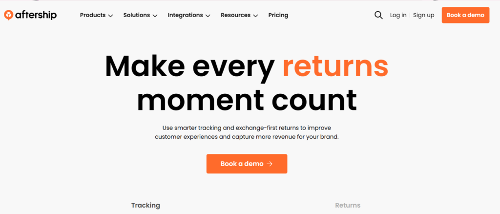 AfterShip tracking and delivery dashboard