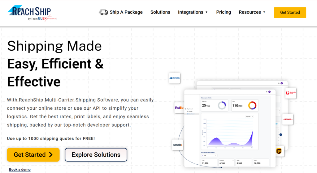 ReachShip multi-carrier shipping software