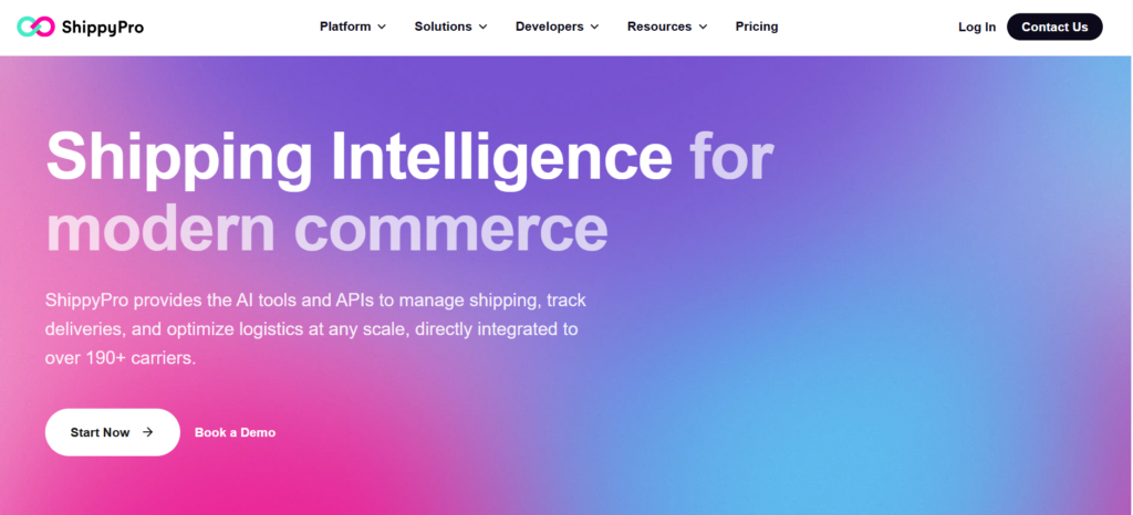 ShippyPro global shipping dashboard view