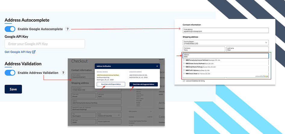 Address Validation And Autocomplete
