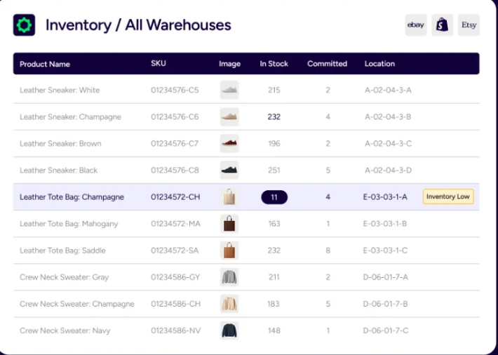 ShipStation inventory tracking