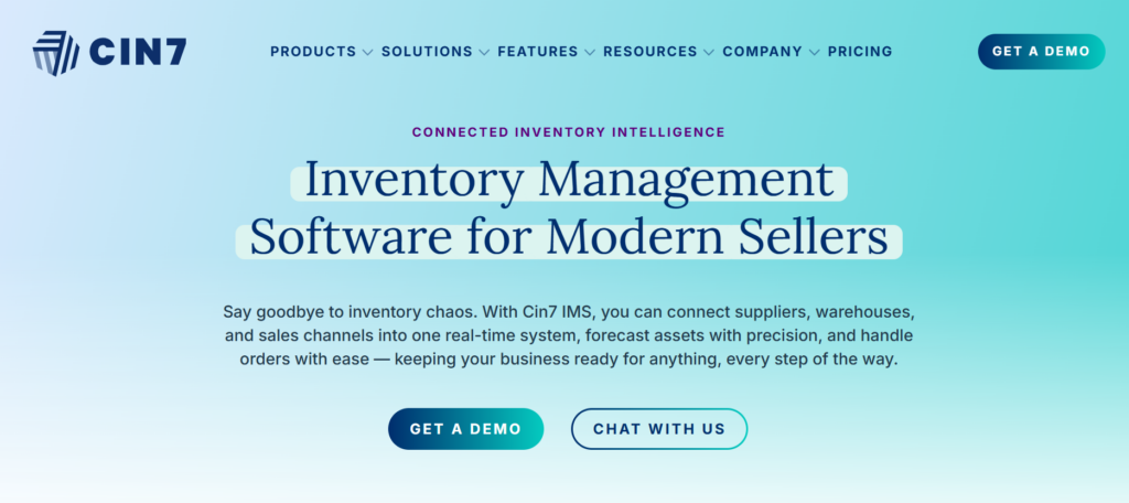  Cin7 Orderhive dashboard page