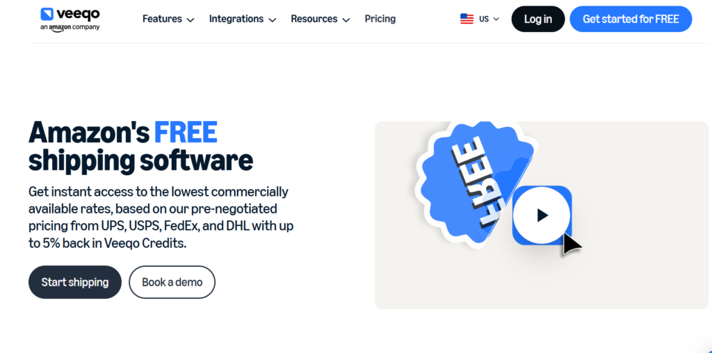 Veeqo dashboard page