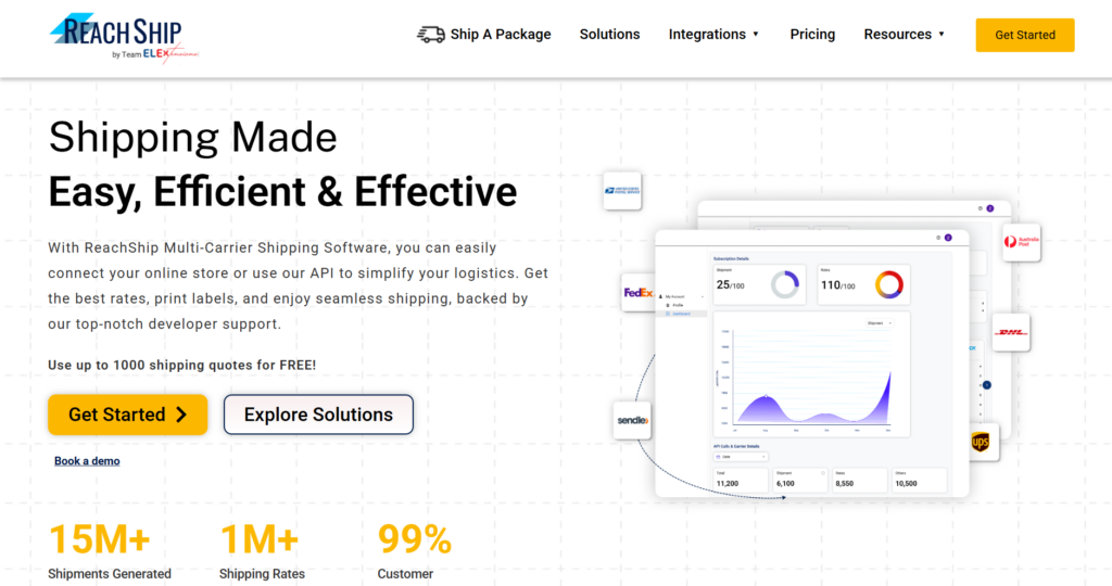 ReachShip page