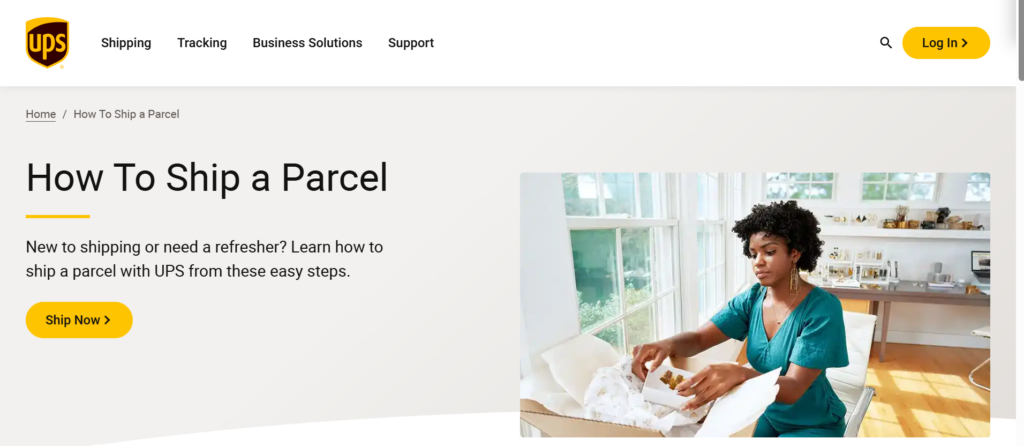 Schedule a UPS Pickup